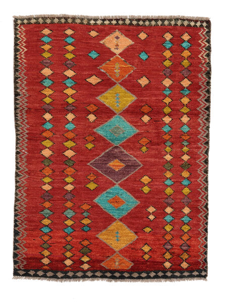  Moroccan Berber - Afghanistan 90X122 Vuneni Tepih Tamno Crvena/Crna Mali Sag 