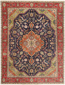  Tabriz Patine Sag 300X395 Autentični Orijentalni Ručno Uzlan Tamnocrvena/Svjetlosmeđa Veliki (Vuna, Perzija/Iran)