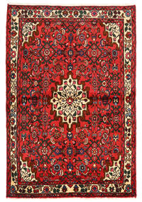  Hosseinabad Sag 108X162 Autentični
 Orijentalni Ručno Uzlan Tamnocrvena/Tamnosmeđa (Vuna, Perzija/Iran)
