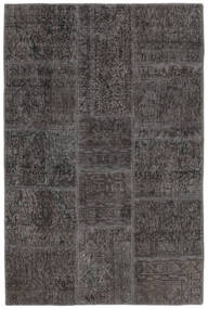  Patchwork Tepih 102X152 Perzijski Vuneni Crna/Tamnosiva Mali Sag 