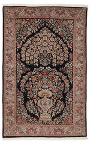  Kerman Sag 103X163 Autentični Orijentalni Ručno Uzlan Tamnosmeđa/Crna (Vuna, Perzija/Iran)
