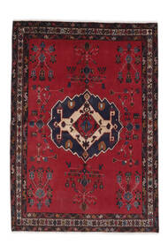  Afshar Sag 152X218 Autentični
 Orijentalni Ručno Uzlan Tamnocrvena/Crna (Vuna, Perzija/Iran)