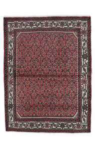  Hamadan Sag 116X153 Autentični Orijentalni Ručno Uzlan Crna/Tamnocrvena (Vuna, Perzija/Iran)