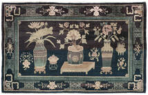  Chinese Antički Art Deco 1920 Tepih 140X225 Vuneni Crna/Narančasta Mali Sag 